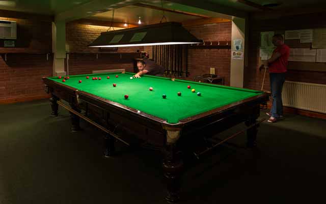 snooker room